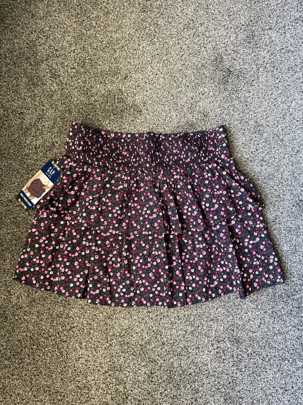 GAP Kids Floral Tiered Skort
